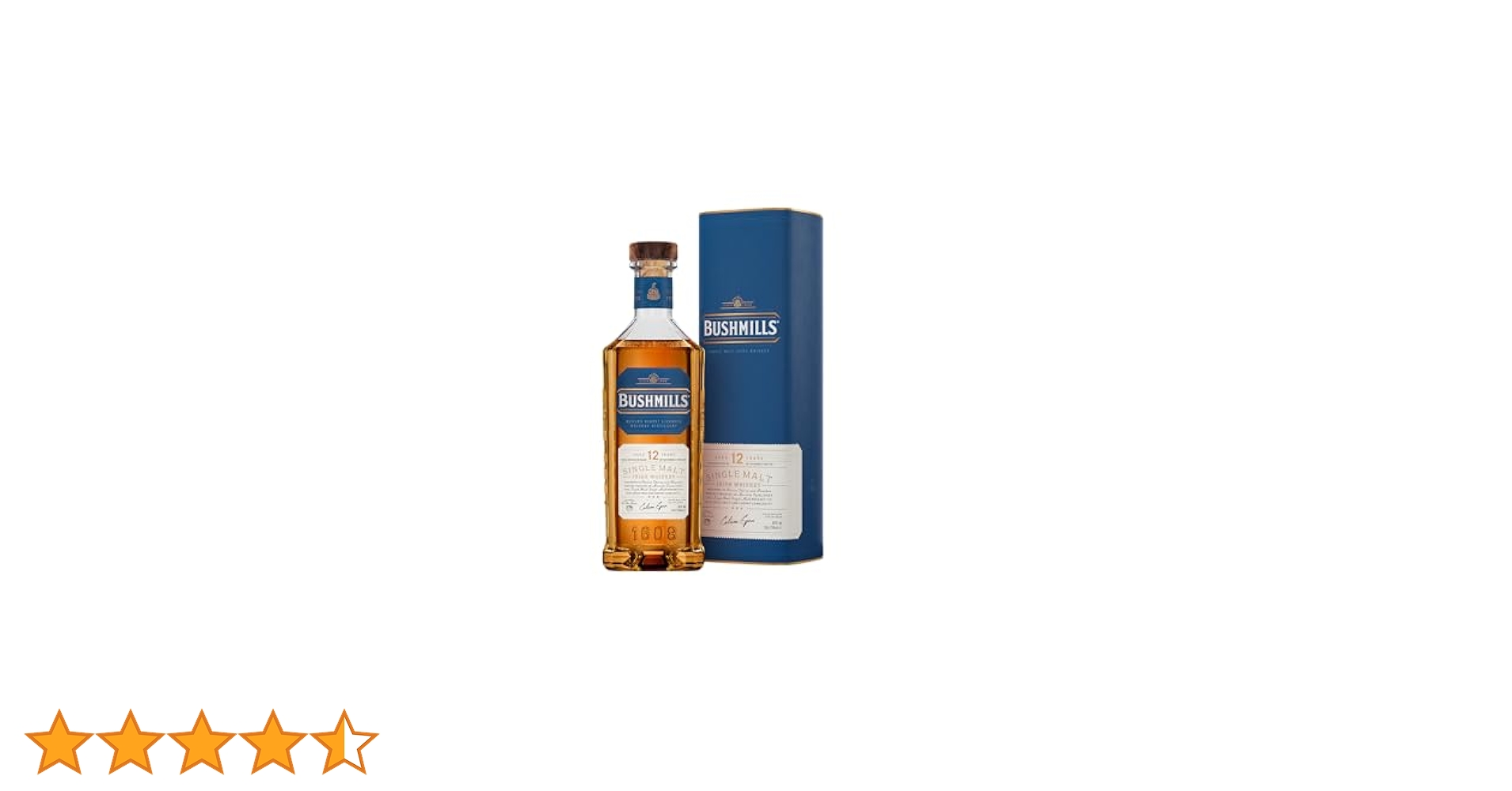 BUSHMILLS 12年 700ml 2本　セット Bushmills® 12 Year Old Single Malt Whiskey | ReserveBar